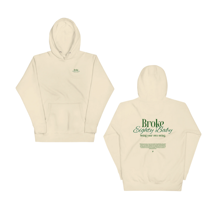 Broke Eighty Baby Hoodie - Bone