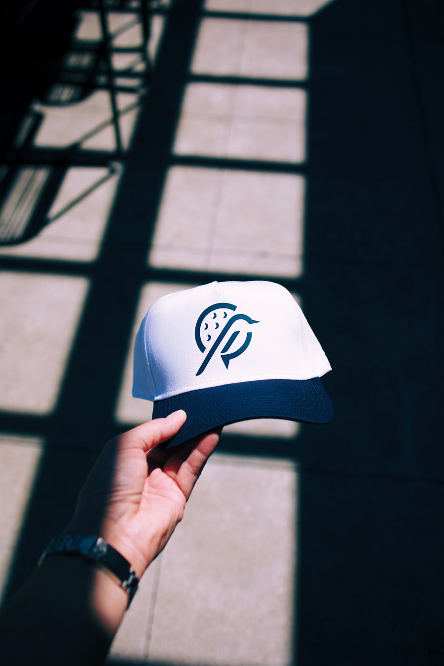 GOLF & TENNIS - 5 PANEL CAP | NAVY/WHITE